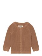 Nbmemlen Ls Knit Card Lil Tops Knitwear Cardigans Brown Lil'Atelier