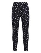 Floral Print Leggings Bottoms Leggings Navy Mango