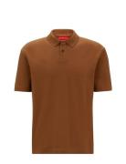 Dangula Tops Polos Short-sleeved Brown HUGO