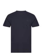 Regular T-Shirt Tops T-shirts Short-sleeved Navy Revolution