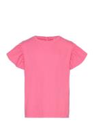 T-Shirt Ss Tops T-shirts Short-sleeved Pink Minymo