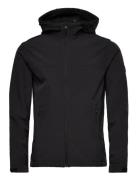 Jjemarvin Hood Softshell Noos Tops Sweat-shirts & Hoodies Hoodies Blac...