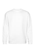 Over D O-Neck Sweat L/S Tops Sweat-shirts & Hoodies Sweat-shirts White...