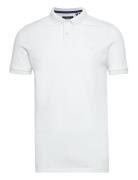 Classic Pique Polo Tops Polos Short-sleeved White Superdry