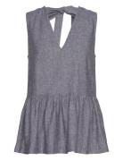 Odetteiw Top Tops Blouses Sleeveless Grey InWear