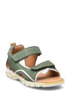 Bisgaard Arthur Shoes Summer Shoes Sandals Green Bisgaard