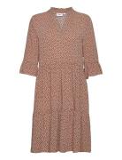 Edasz Dress Polvipituinen Mekko Beige Saint Tropez