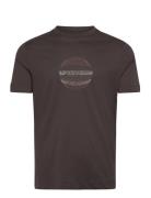 T-Shirt Designers T-shirts Short-sleeved Khaki Green Emporio Armani