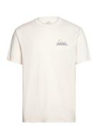 Hco. Guys Graphics Tops T-shirts Short-sleeved White Hollister