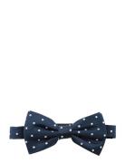 Dots Silk Bow Tie Rusetti Navy Portia 1924