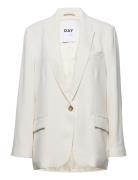 Hector - Classic Gabardine Blazers Single Breasted Blazers Cream Day B...