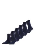 Solid So 5P Lingerie Socks Regular Socks Navy Esprit Socks