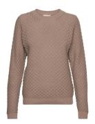 Fqdodo-Pu-Diamo Tops Knitwear Jumpers Brown FREE/QUENT