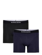 Premium Cotton Stretch Boxer 2P Bokserit Black Björn Borg