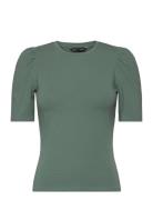 Onllive Love 2/4 Pufftop Jrs Tops T-shirts & Tops Short-sleeved Green ...