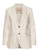 Mmmary Night Blazer Blazers Single Breasted Blazers Cream MOS MOSH