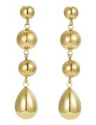 Long Drop Earring Korvakoru Korut Gold Bud To Rose