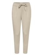 Ihkate Pa Bottoms Trousers Straight Leg Cream ICHI