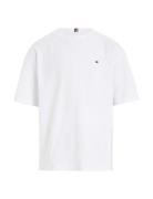 Essential Tee Ss Tops T-shirts Short-sleeved White Tommy Hilfiger