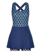 Rachel Print Dress Lyhyt Mekko Blue J. Lindeberg