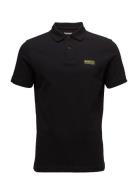 B.intl International Essential Polo Tops Polos Short-sleeved Black Bar...