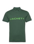 Essential Polo Tops Polos Short-sleeved Green Hackett London