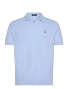 Stretch Mesh-Ssl-Psh Tops Polos Short-sleeved Blue Polo Ralph Lauren