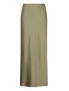 Viellette Hw Long Skirt - Noos Pitkä Hame Khaki Green Vila