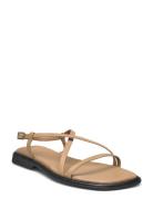 Izzy Matalapohjaiset Sandaalit Beige VAGABOND