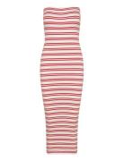 Super Stretch Tube Dress Polvipituinen Mekko Red Gina Tricot