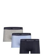 Microprint Trunk 3-Pack Bokserit Blue GANT