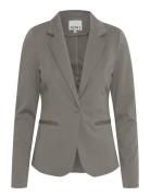 Ihkate Bl Blazers Single Breasted Blazers Grey ICHI