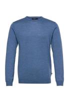 Margrate Tops Knitwear Round Necks Blue Matinique