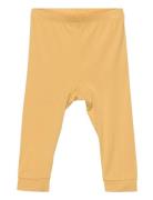 Leggings - Bamboo Bottoms Leggings Yellow Minymo