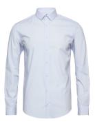 Cfpalle Slim Fit Shirt Tops Shirts Casual Blue Casual Friday