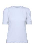 Tu Puff Top Tops T-shirts & Tops Short-sleeved Blue Residus