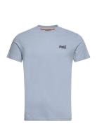 Vintage Logo Emb Tee Tops T-shirts Short-sleeved Blue Superdry