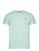 Vintage Logo Emb Tee Tops T-shirts Short-sleeved Green Superdry