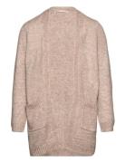 Koglesly L/S Open Cardigan Knt Noos Tops Knitwear Cardigans Beige Kids...