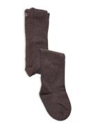 Stocking - Solid Sukkahousut Brown Minymo