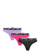 Triplet Thong Stripe Stringit Alusvaatteet Multi/patterned HUGO