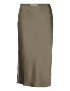 Agneta Skirt 12956 Polvipituinen Hame Khaki Green Samsøe Samsøe