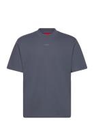 Dapolino Designers T-shirts Short-sleeved Blue HUGO