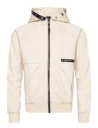 Race Bonded Zip Hood Sport Sweat-shirts & Hoodies Hoodies Beige Sail R...