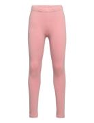 Leggings Basic Brushed Solid Bottoms Leggings Pink Lindex