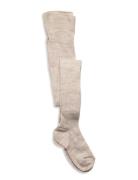 Tights 1P Bag Wool Rib Sukkahousut Beige Lindex