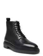 Boggar Mid Boot Nyörisaappaat Black GANT