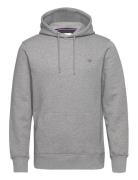 Reg Shield Hoodie Tops Sweat-shirts & Hoodies Hoodies Grey GANT