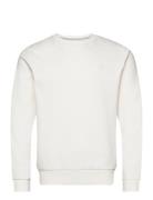 Double Knit Crew Tops Sweat-shirts & Hoodies Sweat-shirts Cream Hacket...