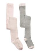 Stocking W. Lurex Sukkahousut Multi/patterned Minymo